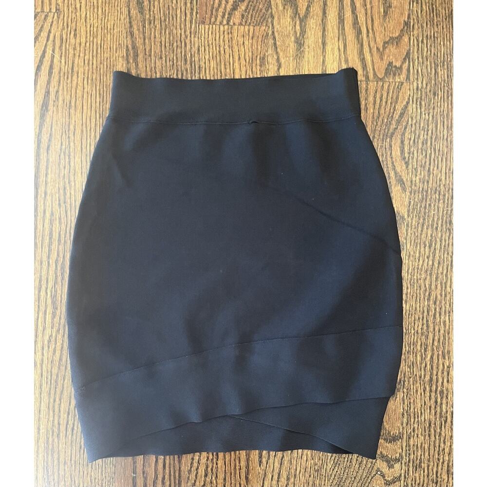 BCBG Max Azria Bandage Skirt Women's Size M Black Bodycon